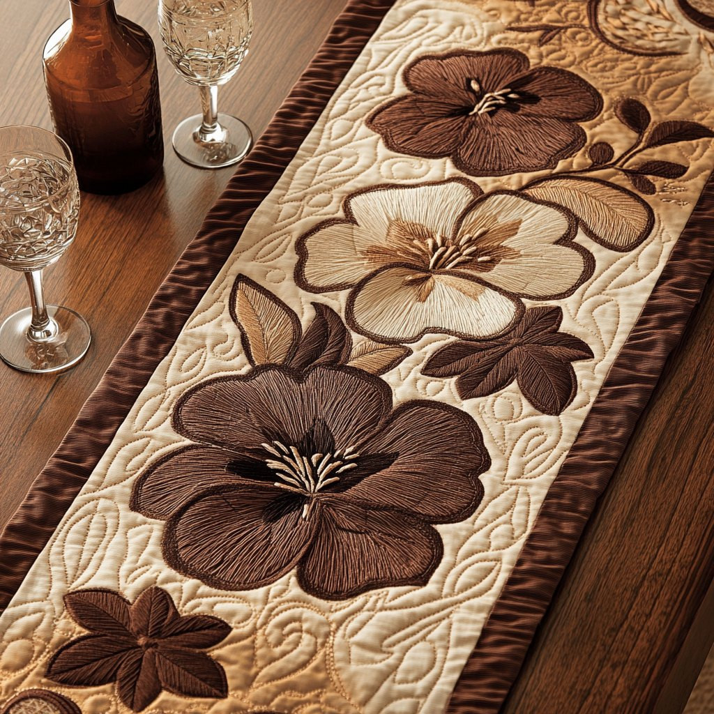 Ocean Blossom Table Runner - Made to Order TABLE928