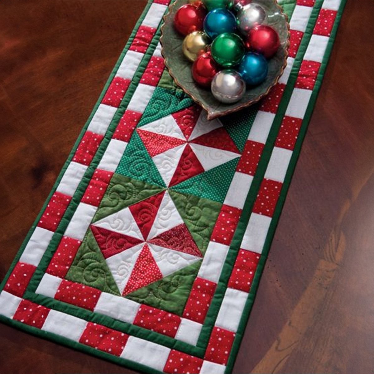 North Pole Road Table Runner - Made to Order TABLE928