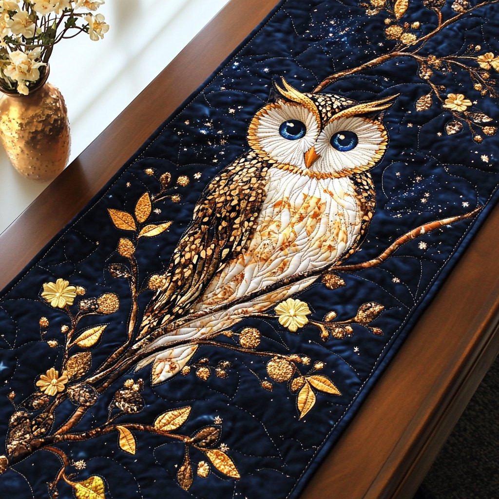 Nocturnal Watcher Table Runner - Made to Order TABLE928