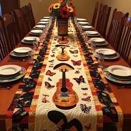 Mexican Fiesta Harmony Table Runner - Made to Order TABLE928