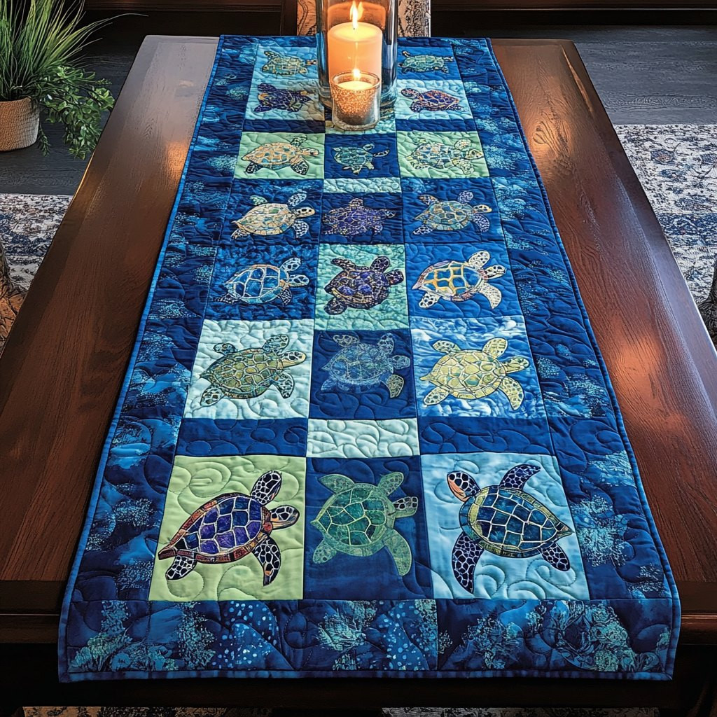 Ocean Explorer Table Runner - Made to Order TABLE928