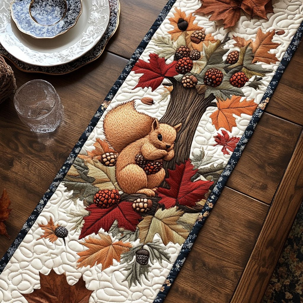 Nutty Autumn Table Runner - Made to Order TABLE928