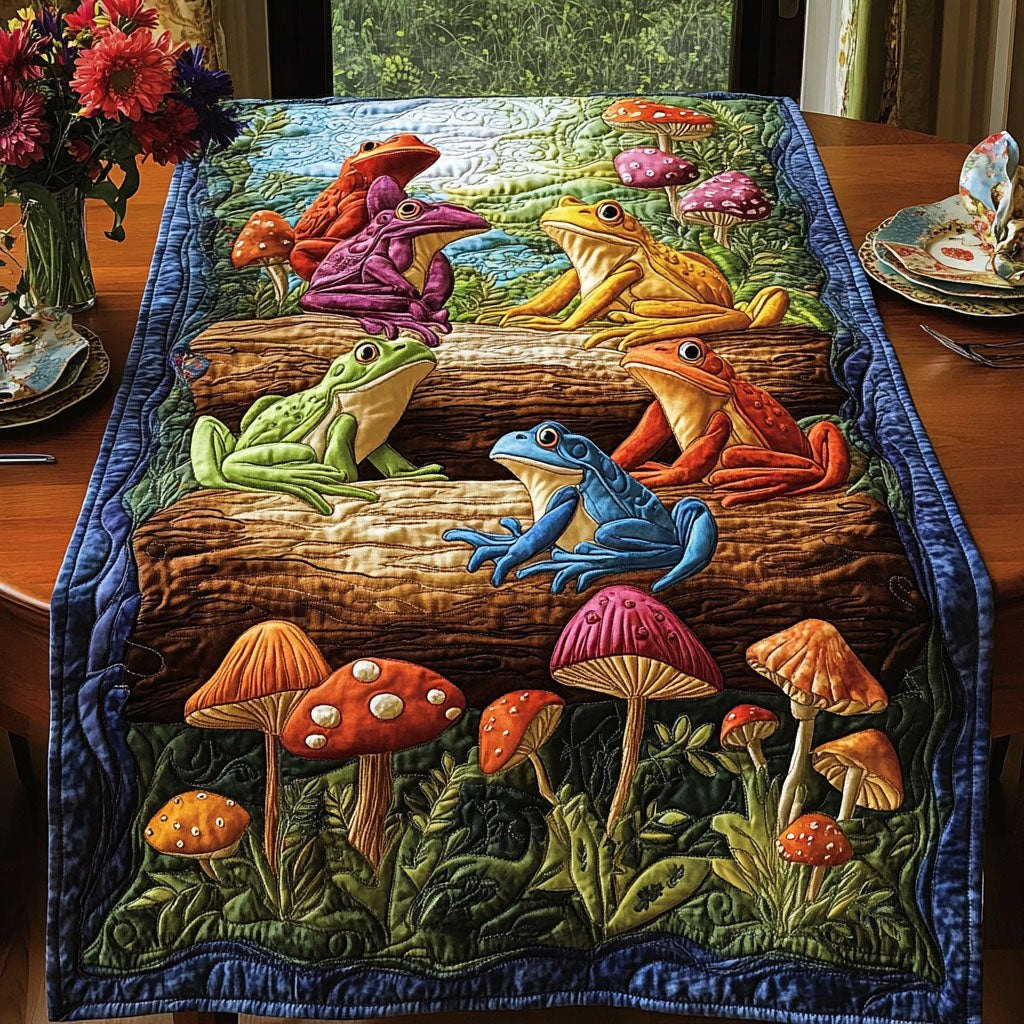 Mushroom Meadow Magic Table Runner - Made to Order TABLE928