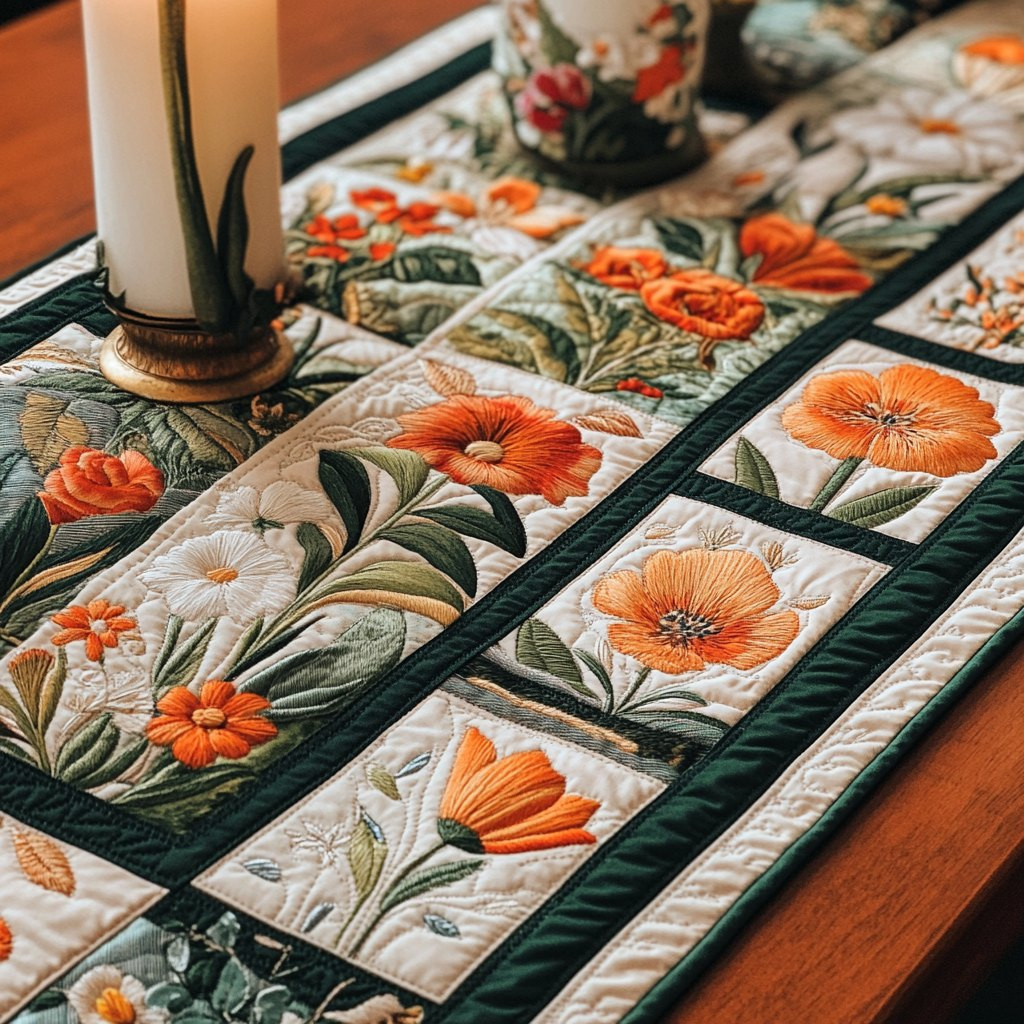 Meadow Lace Table Runner - Made to Order TABLE928