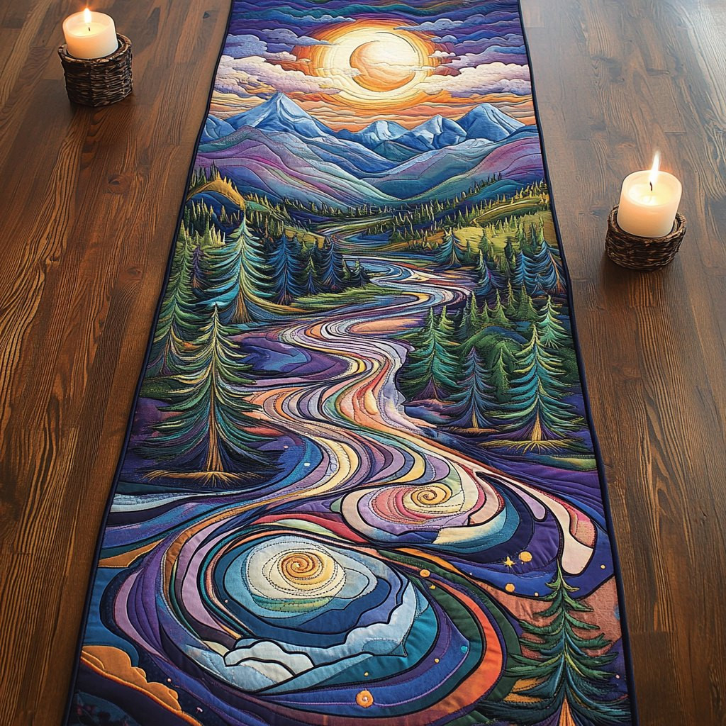 Meadow Horizon Table Runner - Made to Order TABLE928
