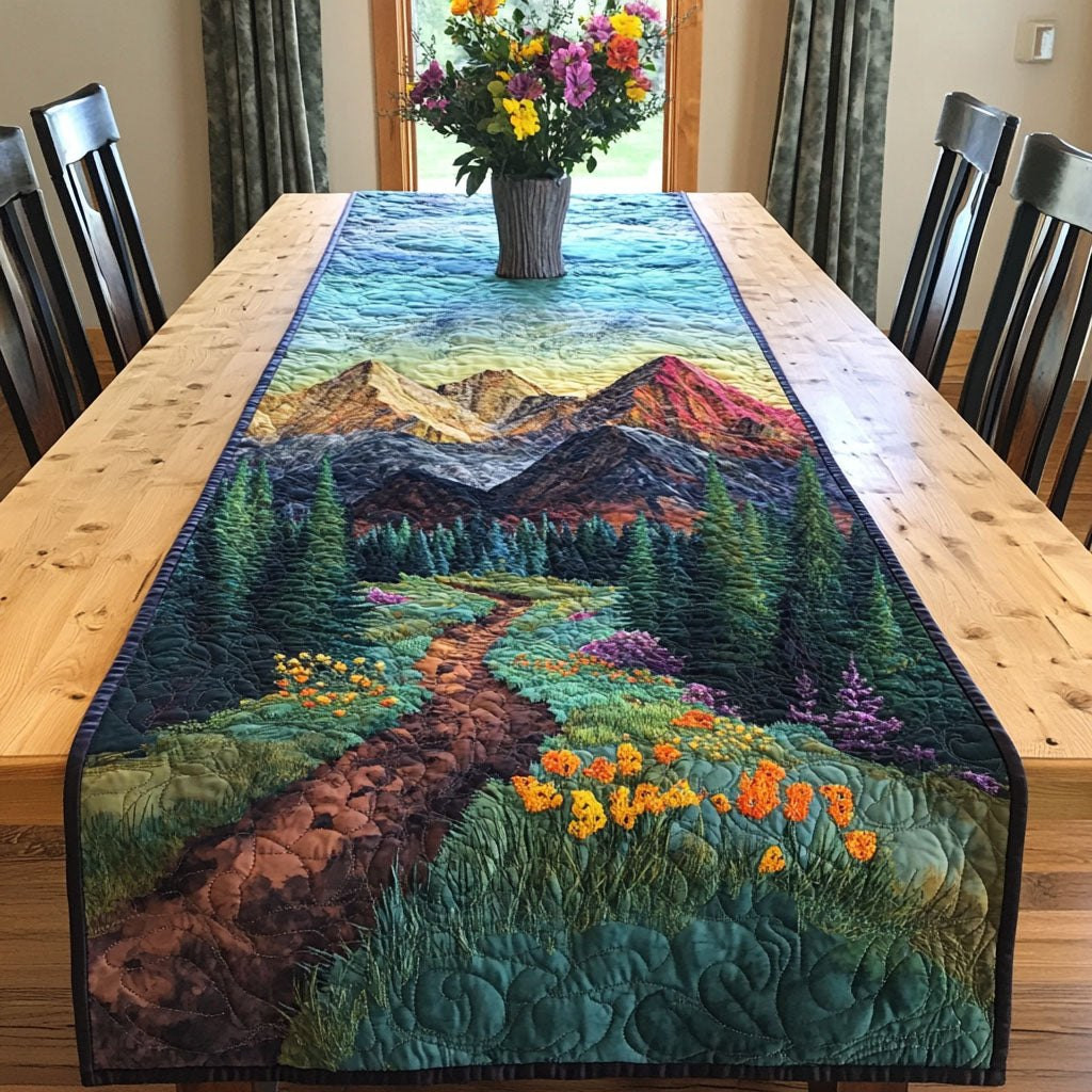 Mountain Bloom Trail Table Runner - Made to Order TABLE928