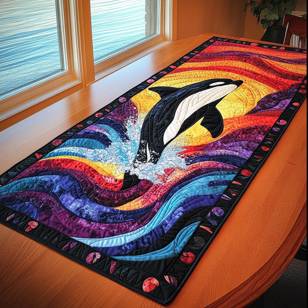 Mighty Orca Table Runner - Made to Order TABLE928