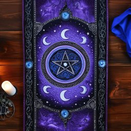 Mystic Pentacle Harmony Table Runner - Made to Order TABLE928