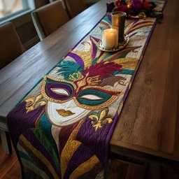 Masquerade Muse Table Runner - Made to Order TABLE928
