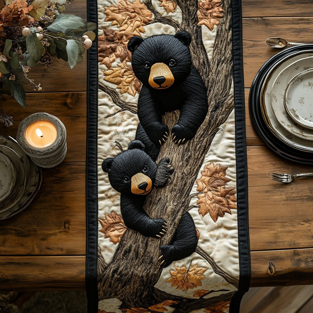 Moonlit Cub Table Runner - Made to Order TABLE928
