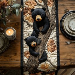 Moonlit Cub Table Runner - Made to Order TABLE928