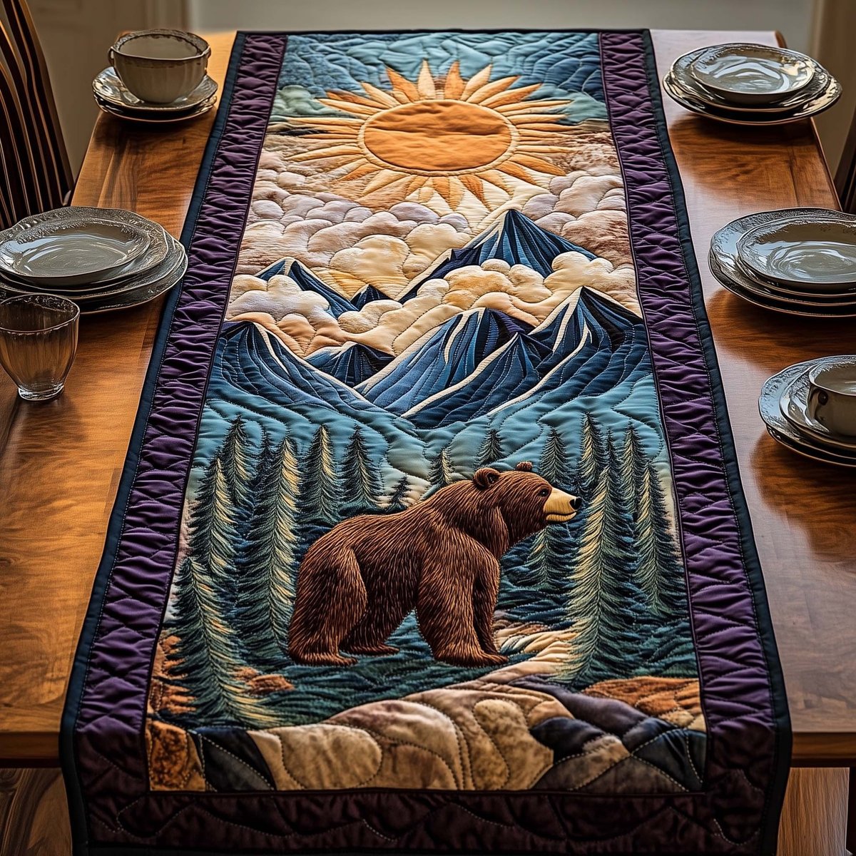 Mountain Sentinel Table Runner - Made to Order TABLE928