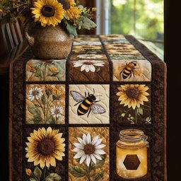 Meadow Bee Table Runner - Made to Order TABLE928