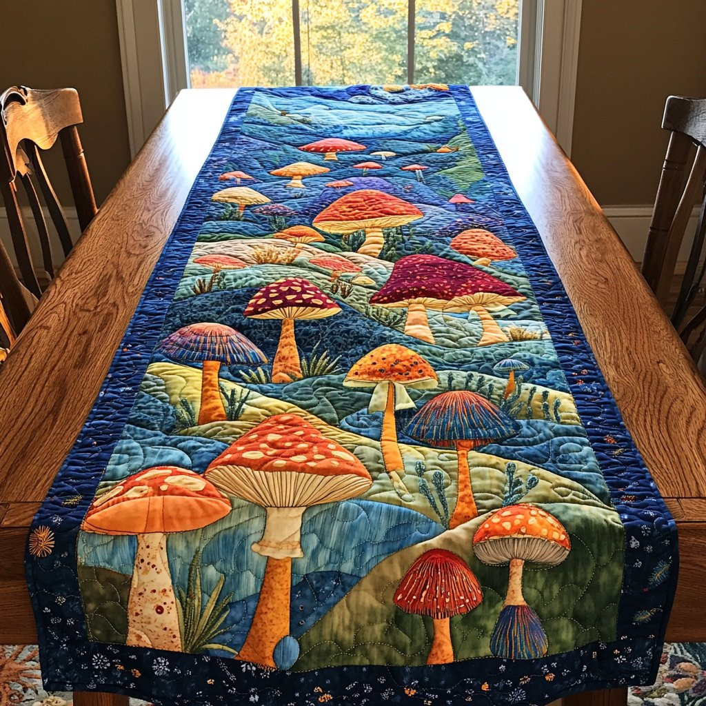 Mushroom Grove Table Runner - Made to Order TABLE928