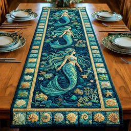 Mystic Mermaid Table Runner - Made to Order TABLE928