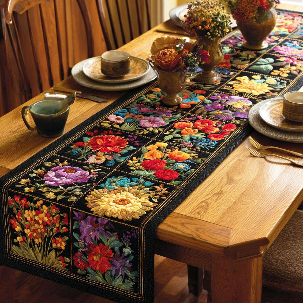 Meadow Bloom Mix Table Runner - Made to Order TABLE928
