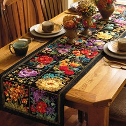 Meadow Bloom Mix Table Runner - Made to Order TABLE928