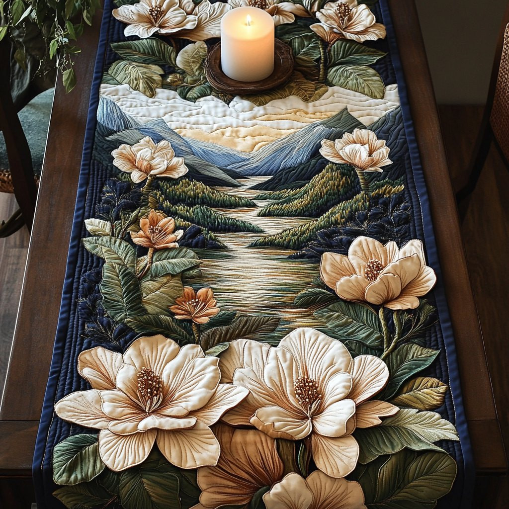 Mountain Bloom Table Runner - Made to Order TABLE928