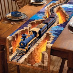 Midnight Toy Express Table Runner - Made to Order TABLE928