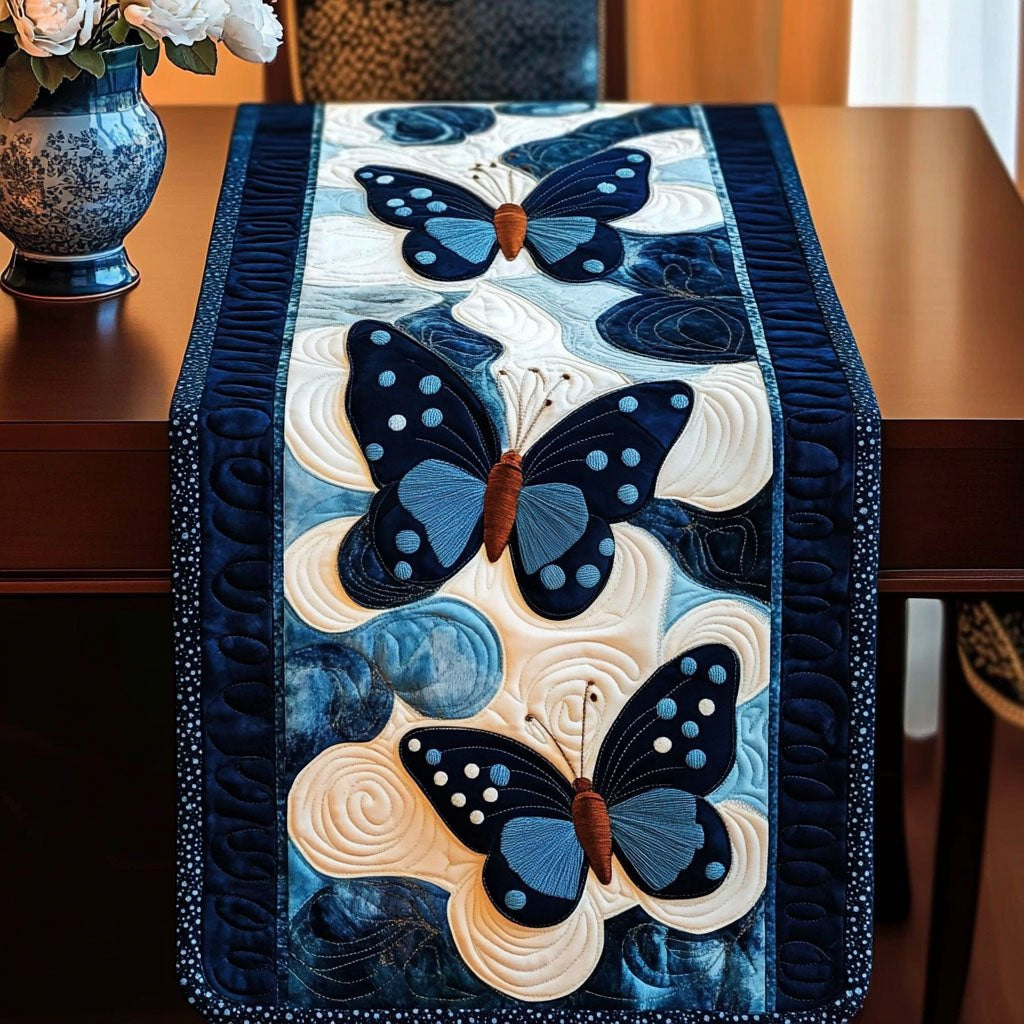 Midnight Sky Butterflies Table Runner - Made to Order TABLE928