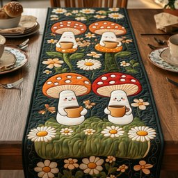 Mushroom Table Runner - Made to Order TABLE928