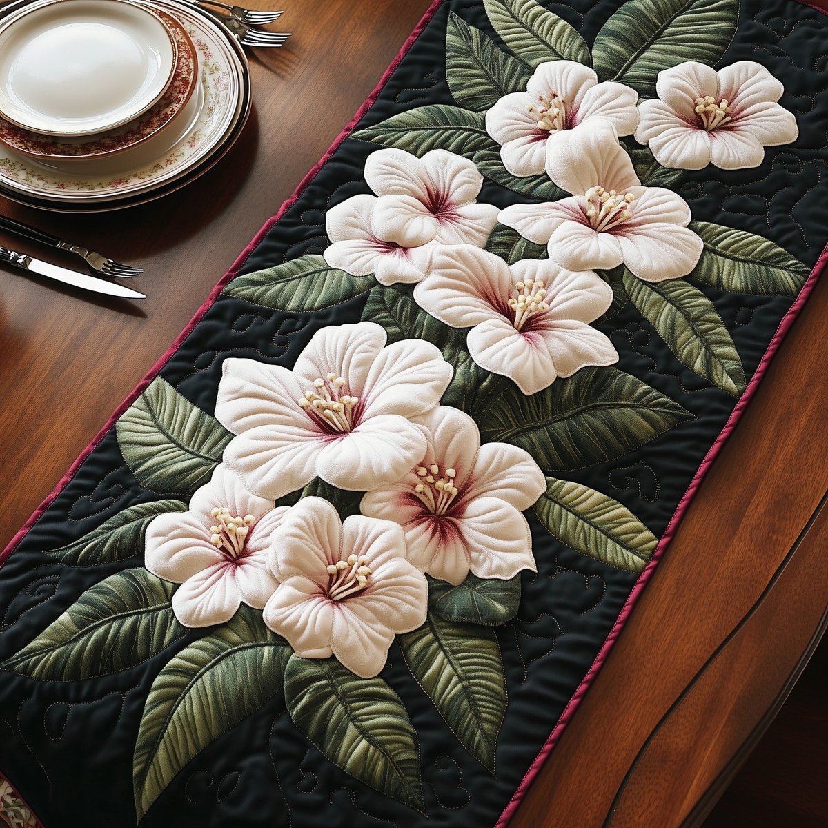 Mountain Laurel Paradise Table Runner - Made to Order TABLE928