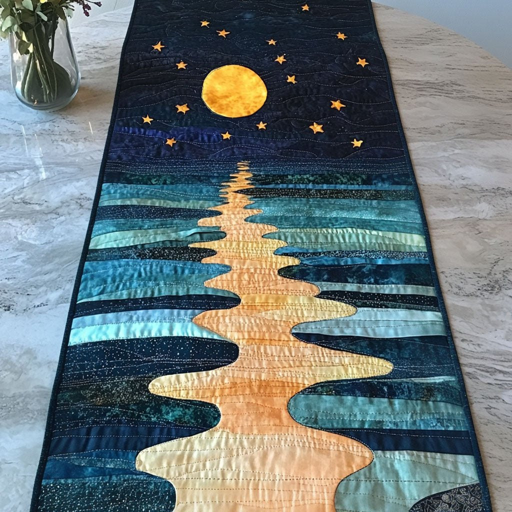 Moonlit Reflection Table Runner - Made to Order TABLE928