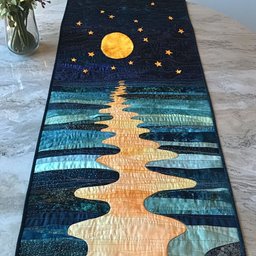 Moonlit Reflection Table Runner - Made to Order TABLE928