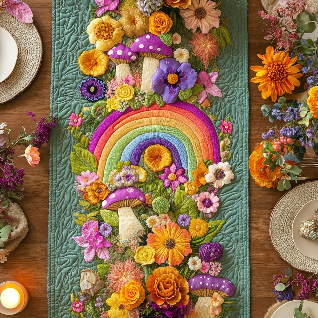 Mystic Meadow Table Runner - Made to Order TABLE928