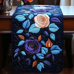 Midnight Rose Symphony Table Runner - Made to Order TABLE928