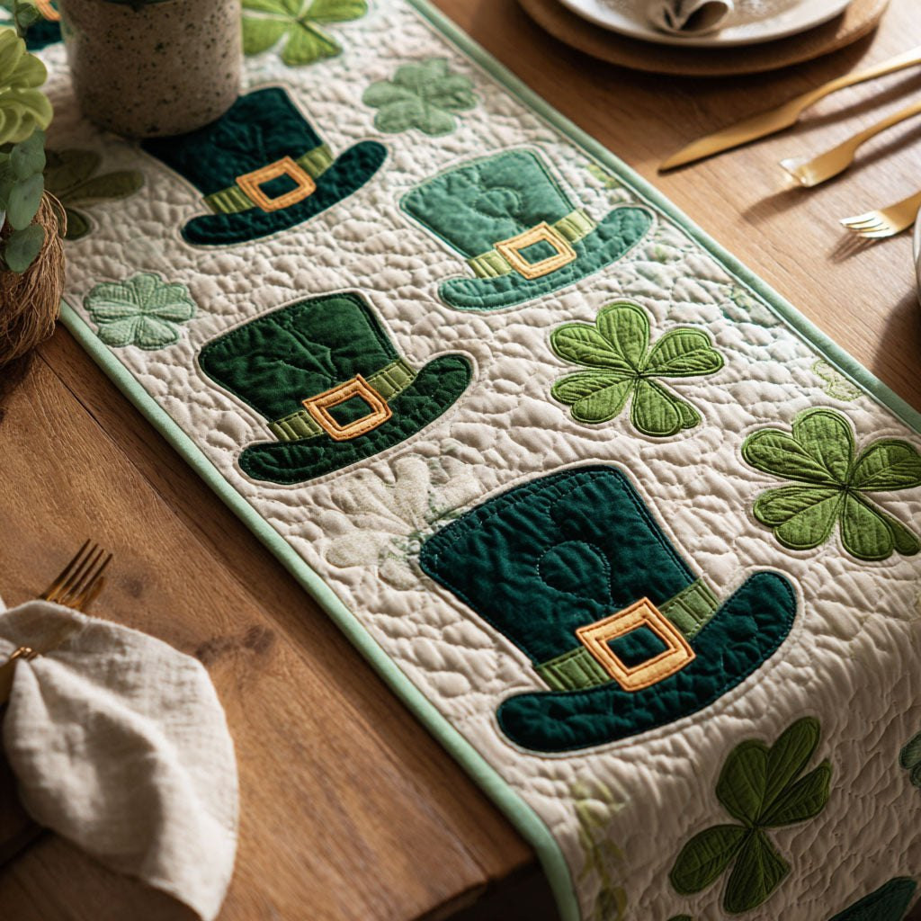 Lucky Leprechaun Clover Table Runner - Made to Order TABLE928