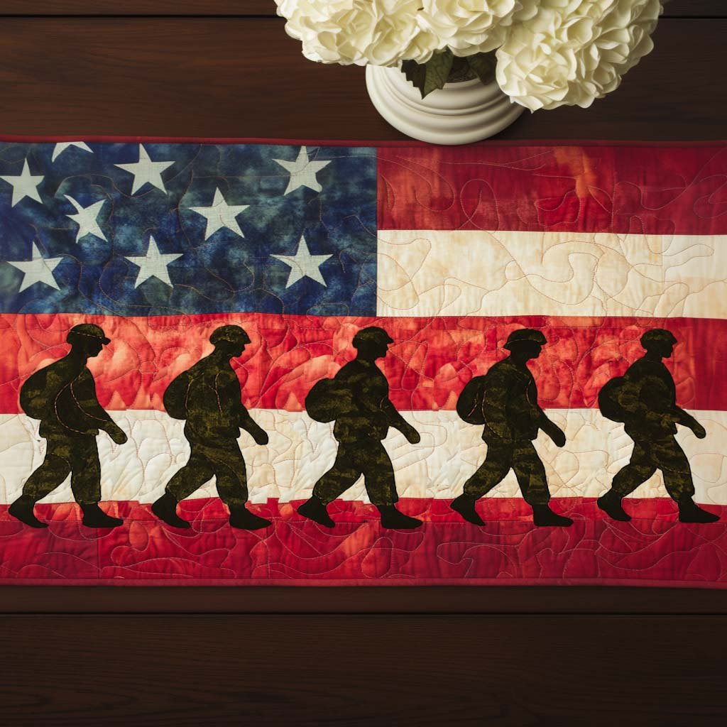 Marching for Freedom Table Runner - Made to Order TABLE928
