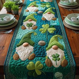 Lucky Gnome Table Runner - Made to Order TABLE928