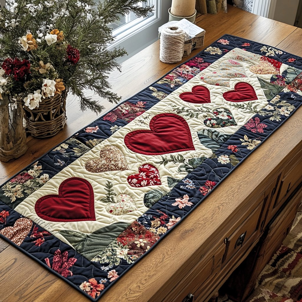 Loving Stitches Table Runner - Made to Order TABLE928