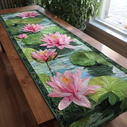 Lotus Dream Table Runner - Made to Order TABLE928