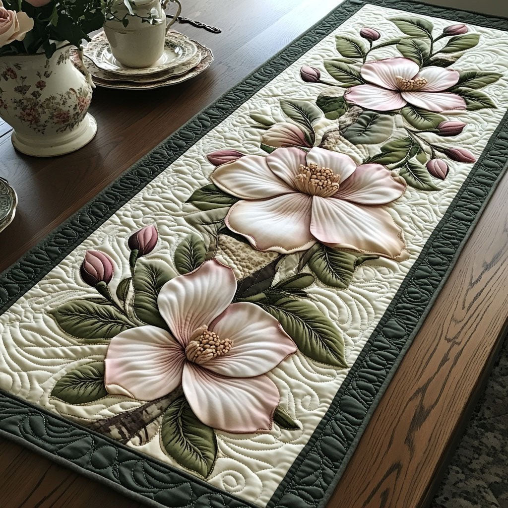 Magnolia Whispers Table Runner - Made to Order TABLE928