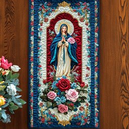 Luminous Virgin Table Runner - Made to Order TABLE928