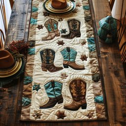 Lonestar Boot Table Runner - Made to Order TABLE928