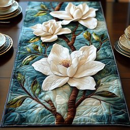 Magnolia Harmony Table Runner - Made to Order TABLE928
