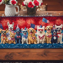 Liberty Woofers Table Runner - Made to Order TABLE928