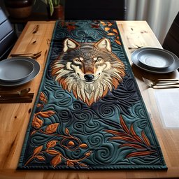 Majestic Wolf Table Runner - Made to Order TABLE928
