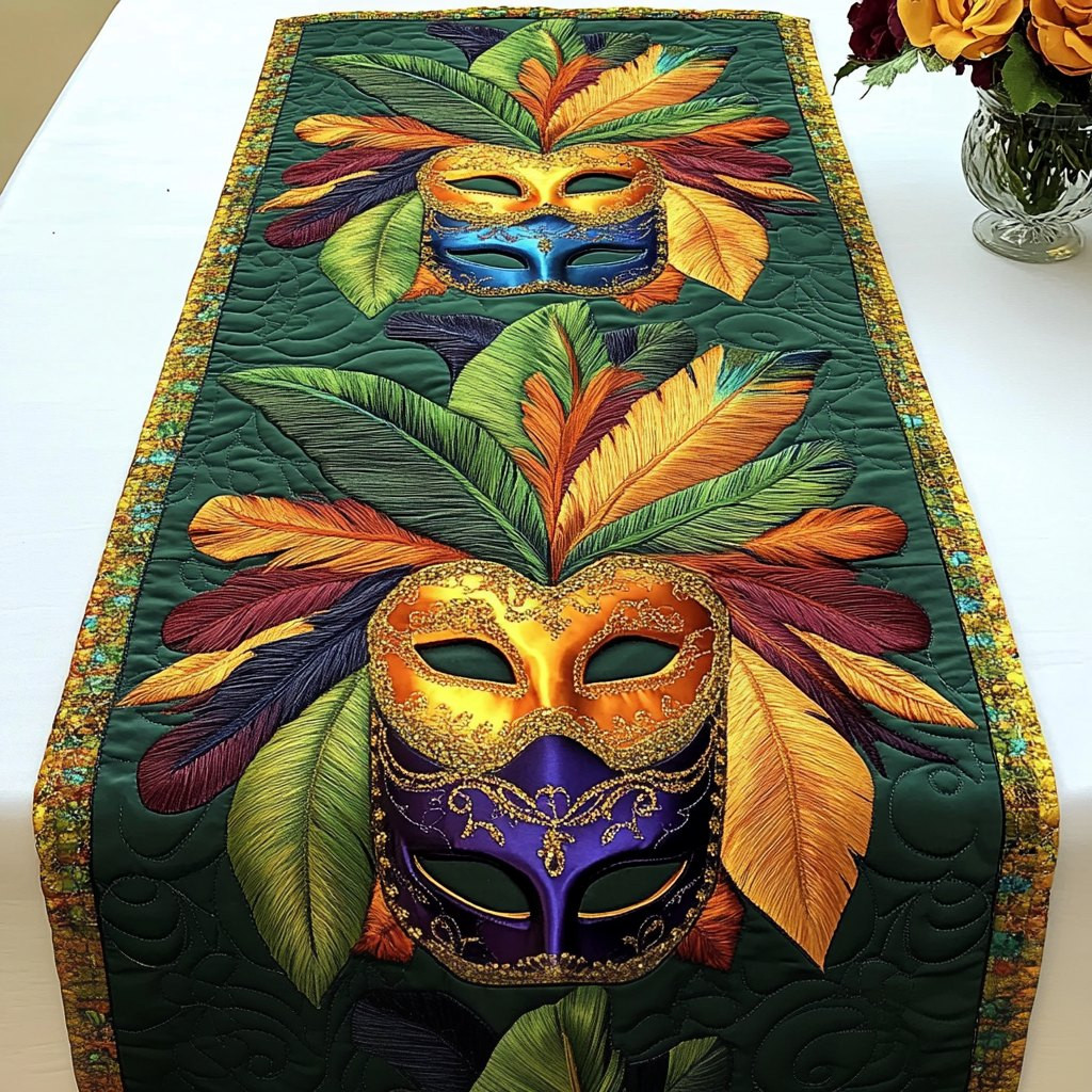Masked Beauty Table Runner - Made to Order TABLE928