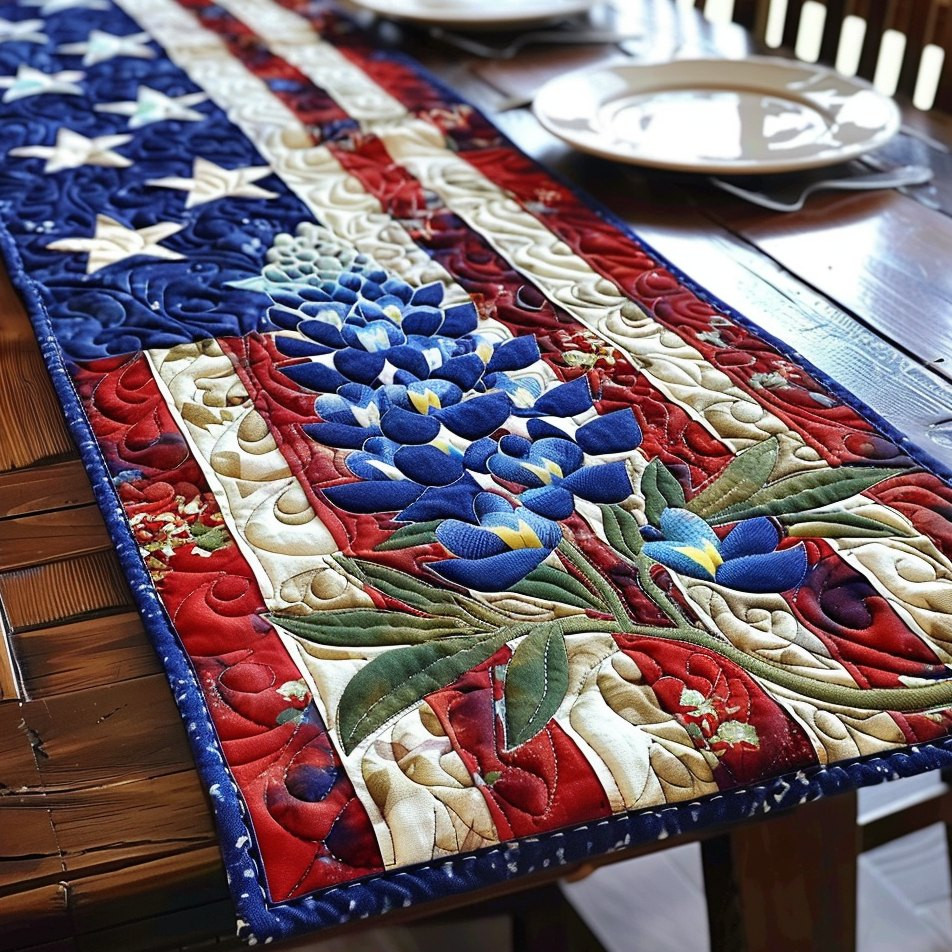 Lone Star Blooms Table Runner - Made to Order TABLE928