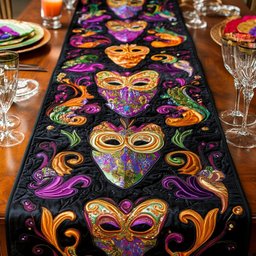 Masked Elegance Table Runner - Made to Order TABLE928