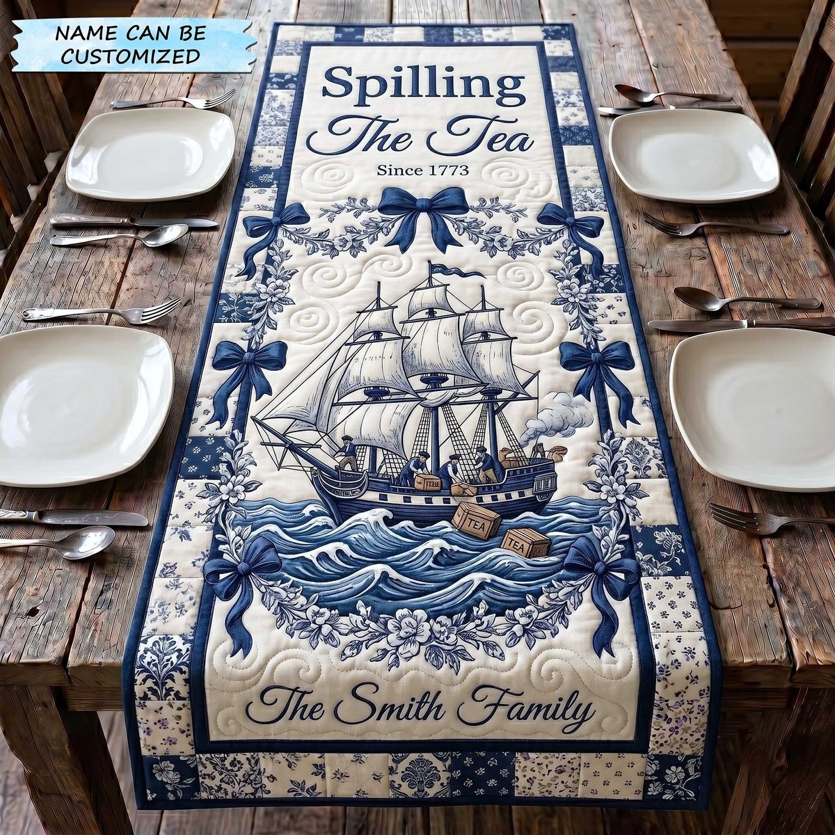 Liberty Tea Table Runner - Made to Order TABLE928