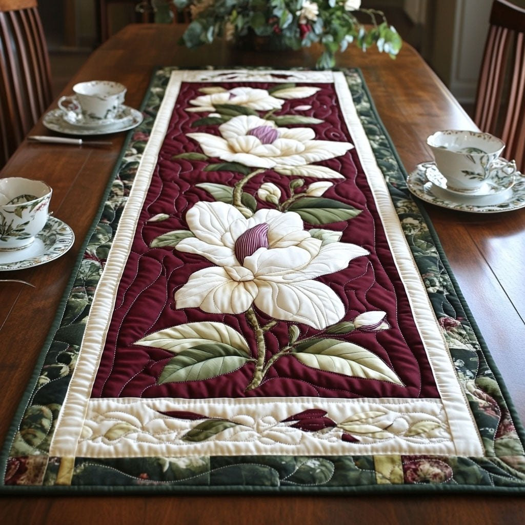 Magnolia Reverie Table Runner - Made to Order TABLE928