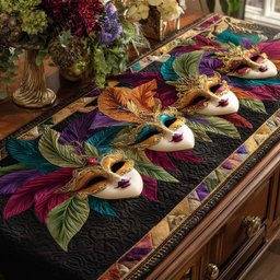 Mask Carnival Table Runner - Made to Order TABLE928