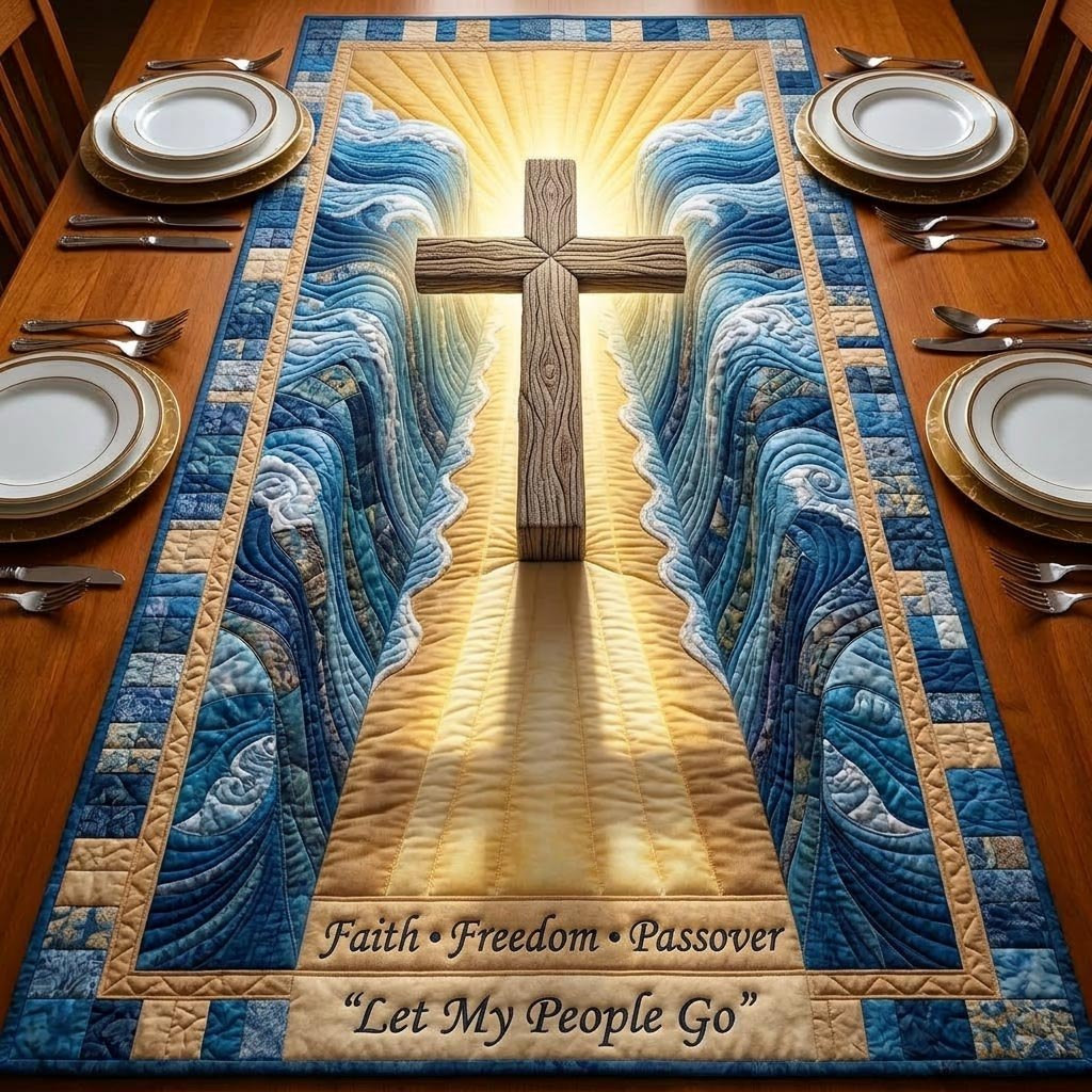Let My People Go Glowing Doorway Table Runner - Made to Order TABLE928