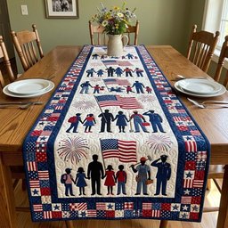 Liberty Parade Table Runner - Made to Order TABLE928
