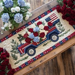 Liberty Wheels Table Runner - Made to Order TABLE928